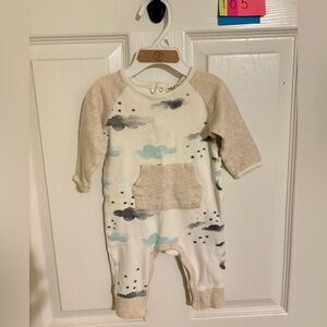 Organic Cotton Romper Sleeper with Pocket